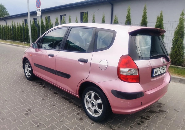 Honda Jazz cena 4999 przebieg: 178991, rok produkcji 2003 z Warszawa małe 191